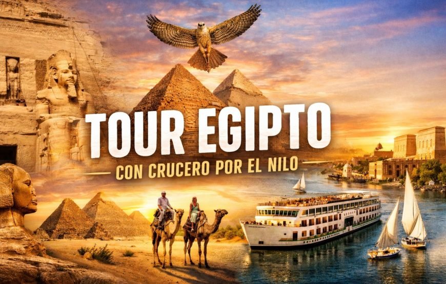 Egipto con Crucero por el Nilo 8 días