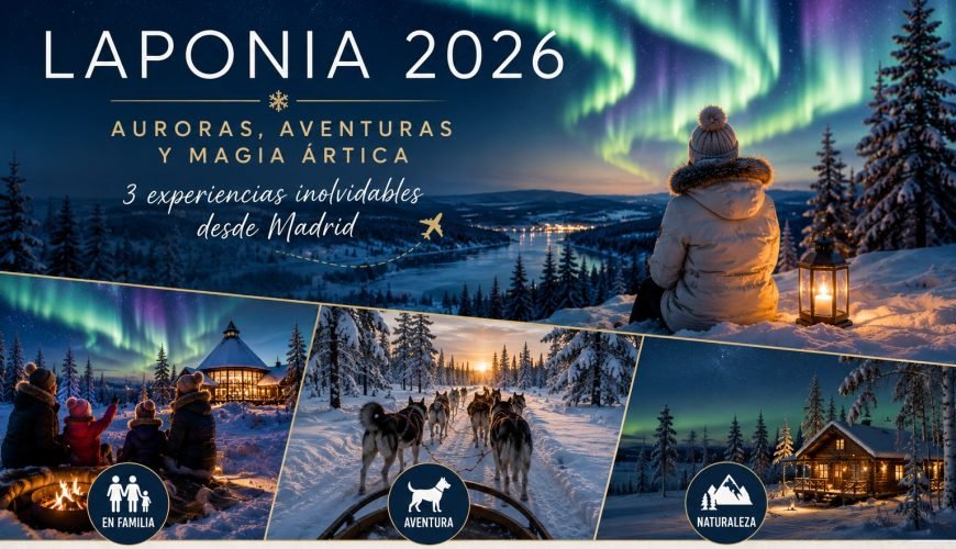 Laponia 2026: Auroras Boreales, nieve y experiencias árticas desde Madrid