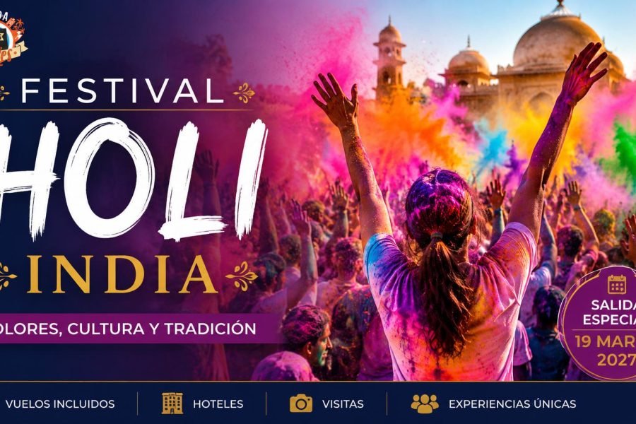 Festival Holi en India – colores, cultura y tradición